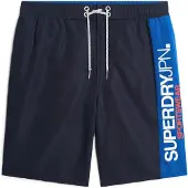 Superdry for man. M3010229A Sports swimming costume made from recycled marine material (M), Beachwear, Recycled Polister, Sustainable, Navy