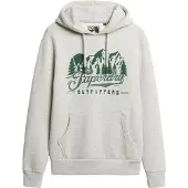 Superdry for man. M2014357A Grey Outfitters hooded sweatshirt (S), Casual, Cotton