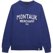 Superdry for man. M2014473A Blue Vintage Merchant Sweatshirt (M), Casual, Cotton