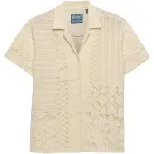Superdry Lace Beach Resort Pitkähihainen Kauluspaita