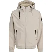 Jack & Jones Jjebasic Softshell Hood Noos - Cream - S