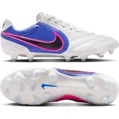 Nike Tiempo Ligera Pro Fg Attack - Valkoinen/musta/sininen/pinkki - Nurmi (Fg), koko 40