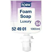 Tork S4 Luxury vaahtosaippua 1000 ml, kirkas, hajustettu - (6 kpl x 1000 ml/pakkaus)