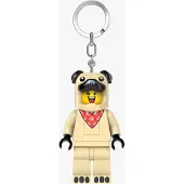 LEGO Minifigures Pug Avaimenperä + LED-valo