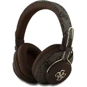 GUESS 4G Big Metal Logo ENC langattomat kuulokkeet - ruskea