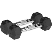 Rebel Hantle żeliwne gumowane HEX 2x1kg hexagonalne zestaw 2kg SOLIDNE