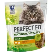 Perfect Fit 6x 650g Natural Vitality kana ja kalkkuna kissan kuivaruoka