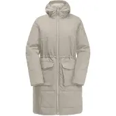 Jack Wolfskin Women's White Frost Parka Dusty Grey Parkatakit synteettiset L