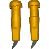 Swenor Widia Pole Tip Rollerskis Yellow 11 mm