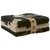 Cawö Pyyhesetti Cawö We love Dogs Mix 3 kpl puuvilla 30x30 cm