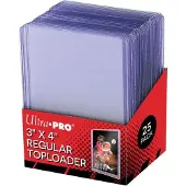 Ultra pro Toploader 3x4" Clear Premium 25-pack - Plastfickor