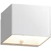 FISCHER&HONSEL GMBH Ulkoseinävalaisin liiketunnistimella Magnetic, Valkoinen/opaali, Eteinen, Metalli, Moderni