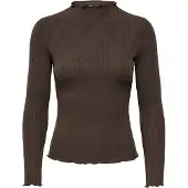 ONLY Onlemma L/S High Neck Top Noos Jrs - Brown - XL