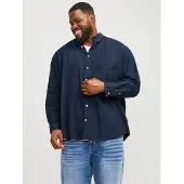 Jack & Jones Oxford Plus Size Pitkähihainen Kauluspaita