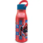 Marvel Spiderman, Flexi Håndtag Aluminium Flaske, 760 Ml - Red - ONE SIZE