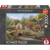 Schmidt Summer in Cobblestone Village 2000p palapeli