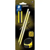 Staedtler Bleistift NORIX HB Set BK 100% PEFC gelb/schwarz (181 SBK2-1)