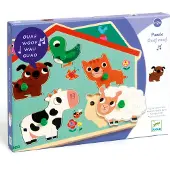 Djeco Ouaf Woof Äänipalapeli One Size Vihreä One Size 1+ Years Pojat, Tytöt