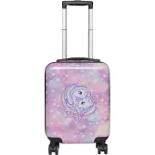 Beckmann Kids Suitcase, Unicorn Princess Purple - Pink - 47