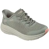 SKECHERS for woman. 117756 Slip-ins Sneakers: BOBS Skillz - Too Essential green (39), 3 to 5 cm, Laces, Casual