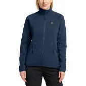 Haglöfs Women's Risberg Jacket Tarn Blue Solid Välikerrospuserot L