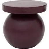 Urban Nature Culture Side Table Mosi - Burgundy - Ø 40 CM