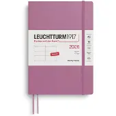 Adlibris Weekly Planner 2026 A5 Soft Dusty Rose Leuchtturm1917