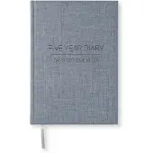 Paperstyle 5 year Diary A5 Denim Blue Paperstyle
