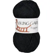 Viking Garn Raggen 150 g musta
