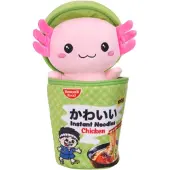 Adlibris Aksolotli kananuudeleissa Pehmolelu 17 cm Kawaii Kuties