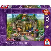 Schmidt A Dream Garden Shed Among The Vineyards 1000p palapeli