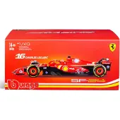 Adlibris BBurago 1:43 Ferrari SF-24 2024 kypärällä – Charles Leclerc