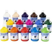 Creativ Light Akryylimaali Matta, värilajitelma, 15x500 ml/ 1 pkt