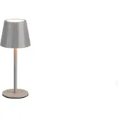 TRIO Diaz LED ulkopöytävalaisin 2700-6500K 1,6W 21cm IP44 harmaa ladattava