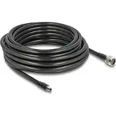 DeLOCK 13028, Liitäntäkaapeli, Musta, RP-SMA, 10 m, 1 kpl
