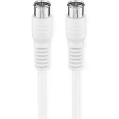 Nedis CSGB41300WT50 Satelliitti- ja Antennikaapeli