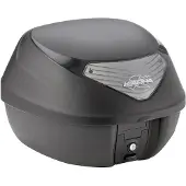 Kappa Moto monolock takalaukku 29l musta kirkkailla heijastimilla