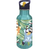 Bluey (Tuuri) Juomapullo - 545 ml - Alumiini - Vaaleansininen/Si - - OneSize - Juomapullot