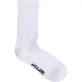Jack & Jones Jacnolan Solid Tennis Socks 6 Pack - White - ONE SIZE