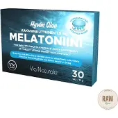 Raw Organic Via naturale hyvän olon melatoniini kaksivaikutteinen 1,9mg 30tabl