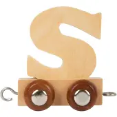 Small Foot - Wooden Letter Train - S - 12 pieces