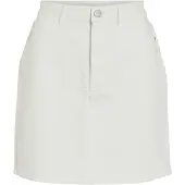 Vila Vikaja Hw Jaf Denim Skirt- Noos - Cream - 38