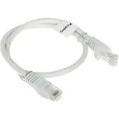 Lanberg PCU6-10CC-0050-S, 0,5 m, Cat6, U/UTP (UTP), RJ-45, RJ-45, Harmaa