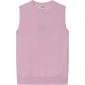GOBI Cashmere Neuleliivi 'Women's Timeless Cashmere Crewneck Vest' vaaleanpunainen
