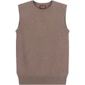 GOBI Cashmere Neuleliivi 'Women's Timeless Cashmere Crewneck Vest' taupe