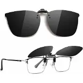 INF Polarisoidut Clip-on Aurinkolasit - Autoiluun & Ulkoiluun Black+Grey