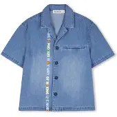 Billieblush Short Sleeve Shirt - Blue - 152
