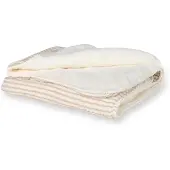 Quax Newborn Teddy-fleecehuopa Stripe Beige White Stripe Beige White One Size Beige One Size Pojat, Tytöt
