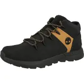 Timberland for man. TB0A6DQDEMJ1 Black Mid Lace Up high-top sneakers (44.5), Flat, Nubuck, Laces, Casual