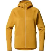 Haglöfs Women's Magma Mid Hood Clay Yellow Välikerrospuserot XL